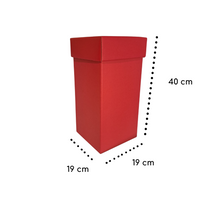 Cargar imagen en el visor de la galería, CAJA SORPRESA TORRE DE COLORES CON TAPA 40 x 19 x 19