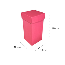 Cargar imagen en el visor de la galería, CAJA SORPRESA TORRE DE COLORES CON TAPA 40 x 19 x 19