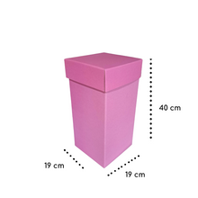 Cargar imagen en el visor de la galería, CAJA SORPRESA TORRE DE COLORES CON TAPA 40 x 19 x 19