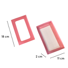 Cargar imagen en el visor de la galería, Caja Tipo Cerillo Con Ventana de Acetato