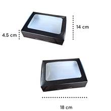 Cargar imagen en el visor de la galería, Caja Chica Ventana Acetato Normal 18 x 14 x 4.5 cm