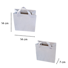 Cargar imagen en el visor de la galería, BOLSAS KRAFT DE COLORES CON LISTÓN 14*14*7