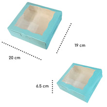 Cargar imagen en el visor de la galería, Caja Mediana Ventana acetato normal 20 x 19 x 6.5 cm