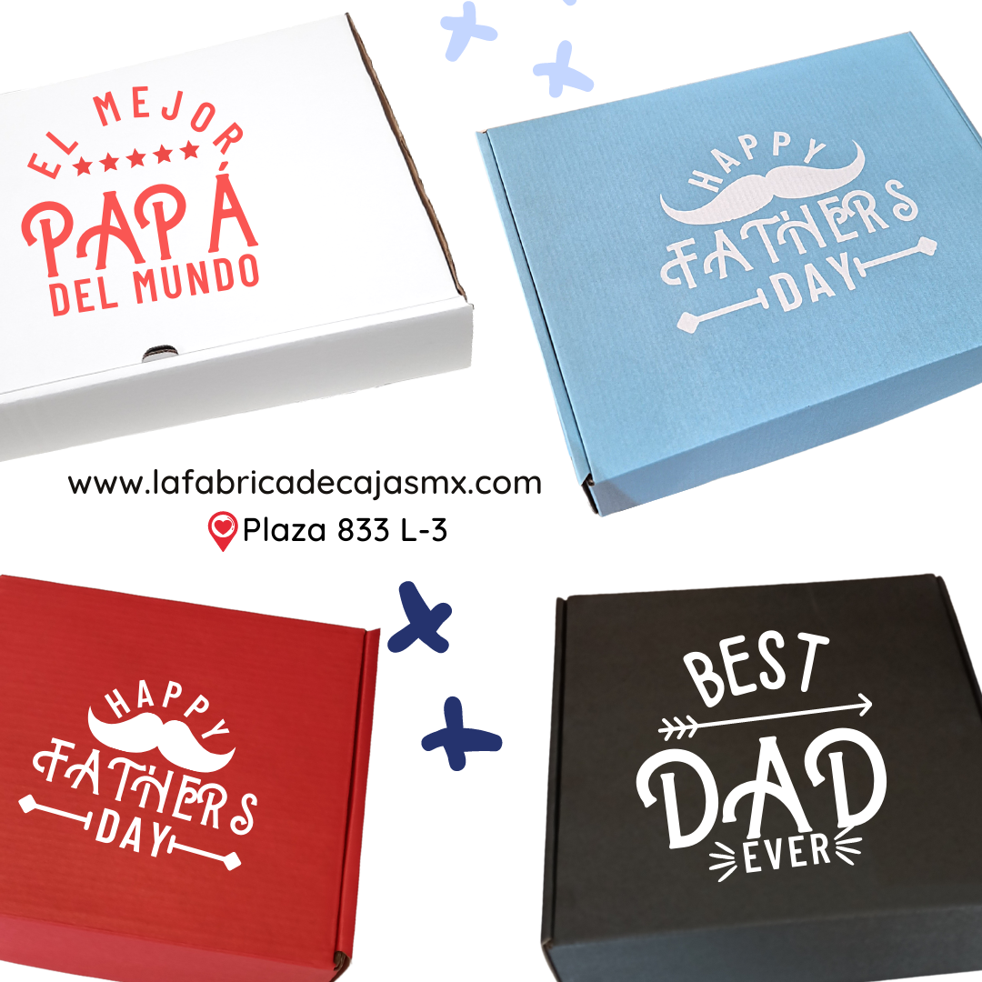 Cajas de Colores Día del Padre – la fabrica de cajas mx