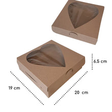 Cargar imagen en el visor de la galería, Caja Mediana Ventana acetato Corazón 20 x 19 x 6.5 cm