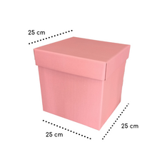 Cargar imagen en el visor de la galería, CAJA SORPRESA CON TAPA 25 x 25 x 25 cm