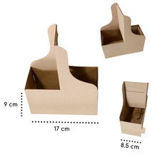 Cargar imagen en el visor de la galería, Caja Porta Vasos 2 Cavidades