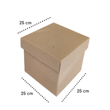Cargar imagen en el visor de la galería, CAJA SORPRESA CON TAPA 25 x 25 x 25 cm