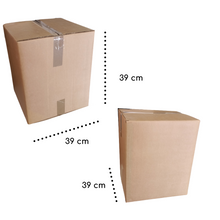 Cargar imagen en el visor de la galería, Caja Regular kraft  Reutilizable Doble Corrugado