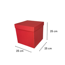 Cargar imagen en el visor de la galería, CAJA SORPRESA CON TAPA 25 x 25 x 25 cm