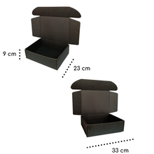 Cargar imagen en el visor de la galería, CAJAS DOBLE COLOR NEGRA