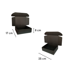 Cargar imagen en el visor de la galería, CAJAS DOBLE COLOR NEGRA