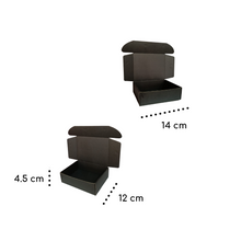 Cargar imagen en el visor de la galería, CAJAS DOBLE COLOR NEGRA