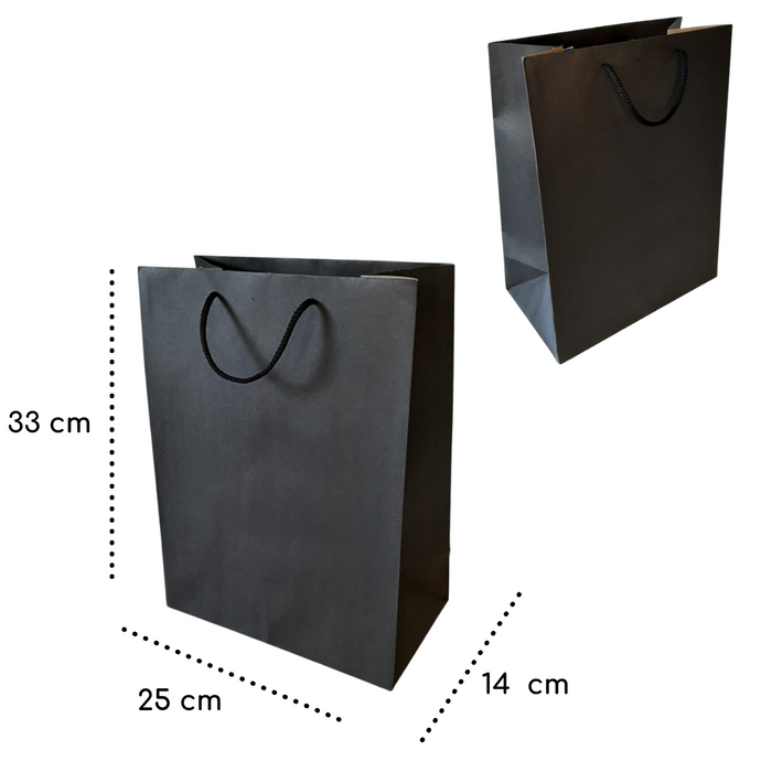 Bolsa Negra 25 x 33 x 14 cm