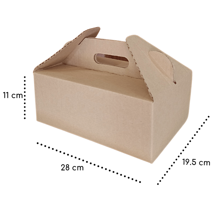 CAJA LONCHERA EXTRA GRANDE KRAFT