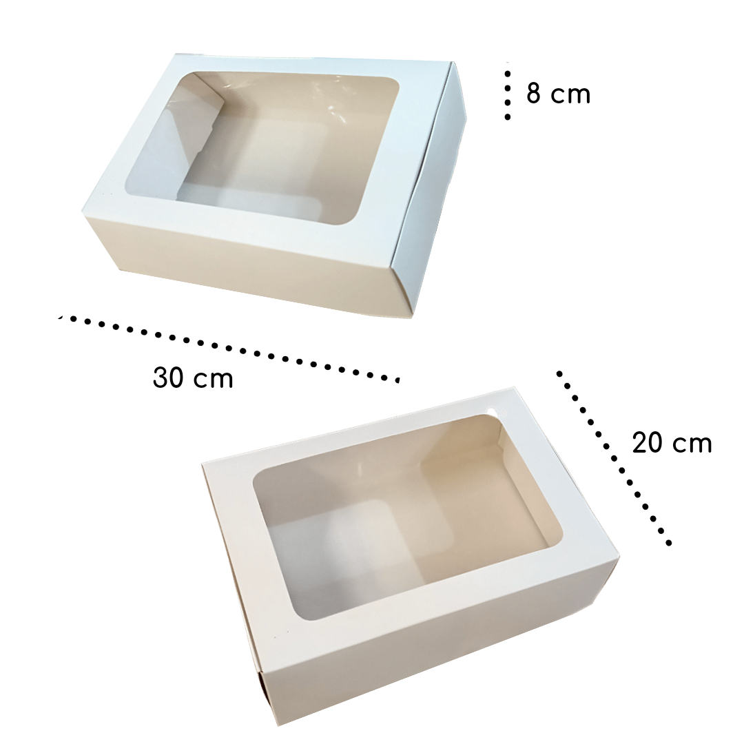 Caja Galleta 30 X 20 X 8 Cm Blanca Ventana Normal La Fabrica De Cajas Mx caja-galleta-30-x-20-x-8-cm-blanca-ventana-normal-la-fabrica-de-cajas-mx