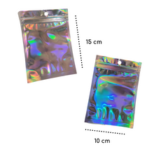 Cargar imagen en el visor de la galería, Bolsitas  Plásticas Tornasol Holográfica Resellables
