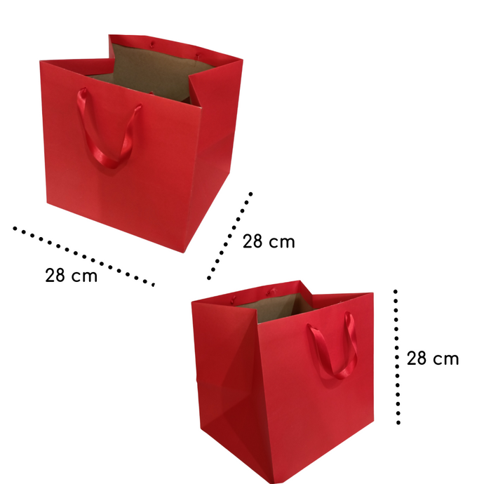 Bolsa Roja 28 x 28 x 24 cm