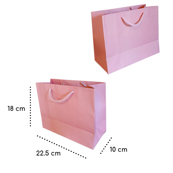 Bolsa Rosa 22.5 x 18 x 10 cm