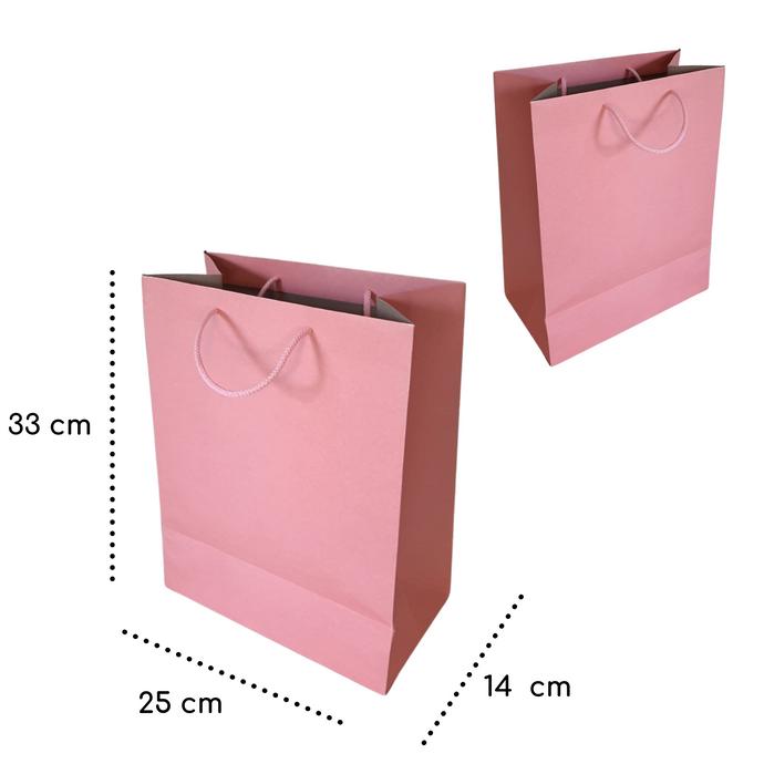 Bolsa Rosa  25 x 33 x 14 cm