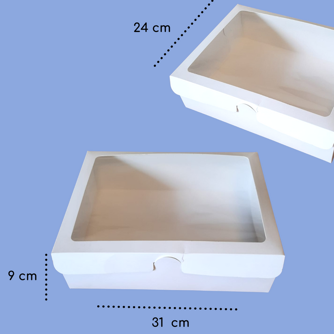 Caja Galleta 31 x 24 x 9 cm Blanca